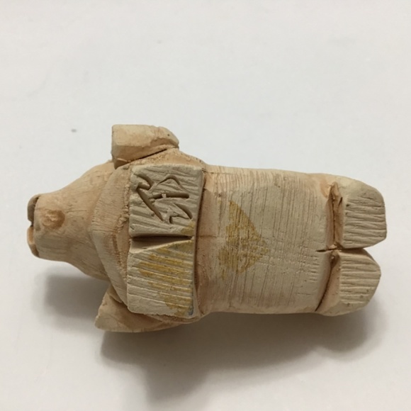 VINTAGE ARTESANIA RINCONADA Handmade In Uruguay Ceramic Dog Figurine.'70's - Picture 5 of 6